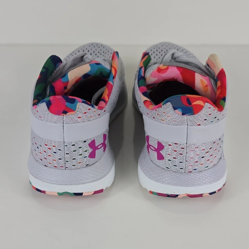 Under Armour Charged Impulse Gray Tennis Shoes 9 - Picture 6 of 16